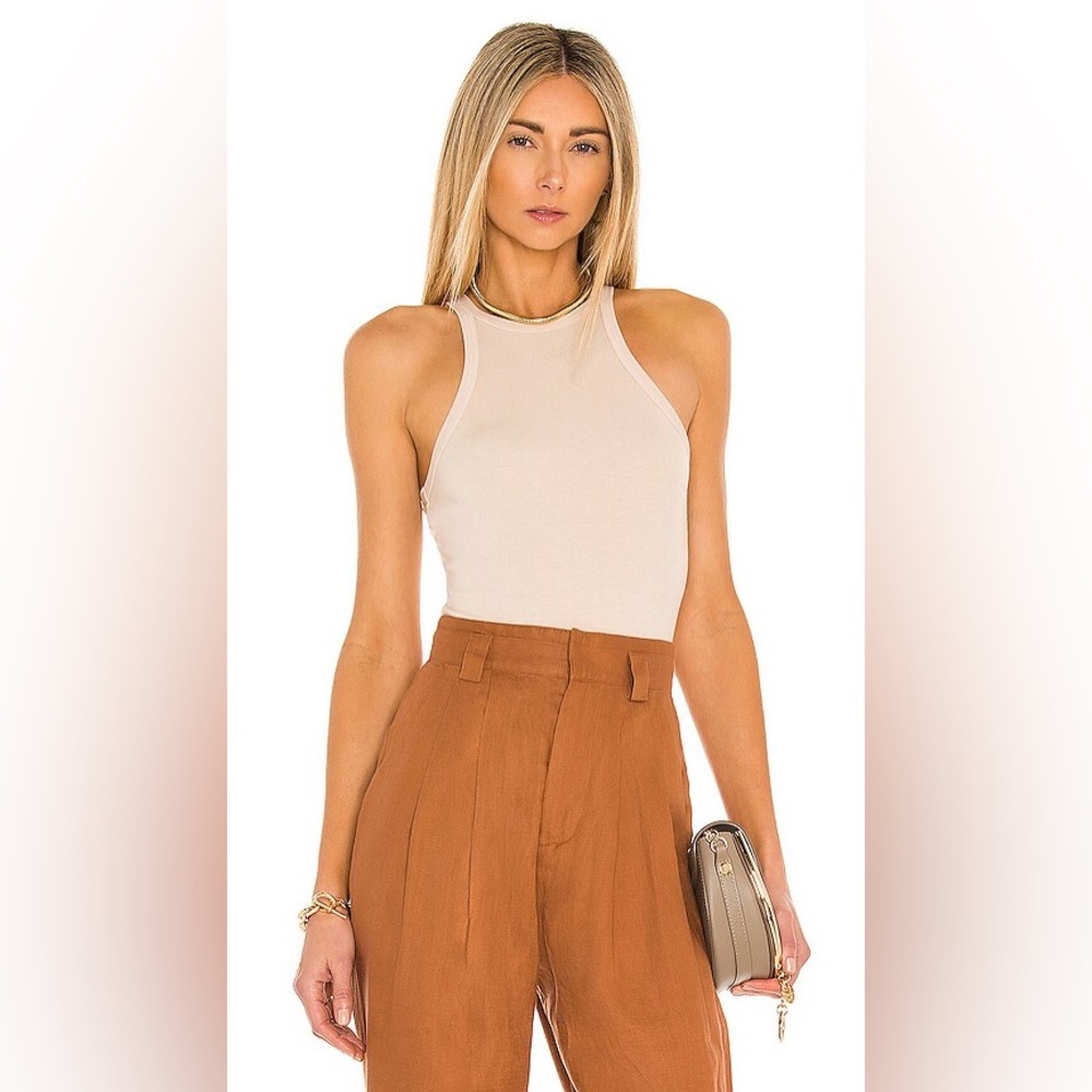Agolde x Revolve Rianne Bodysuit in Latte Small